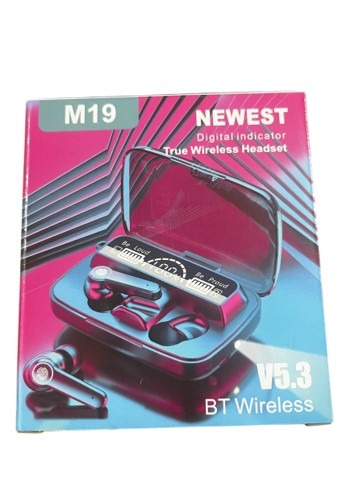 Audífono Inalámbrico Bluetooh M19 Gamers Manos Libres Black Color Negro - Imagen 2