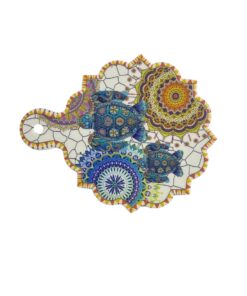 tabla ovalada de cerámica