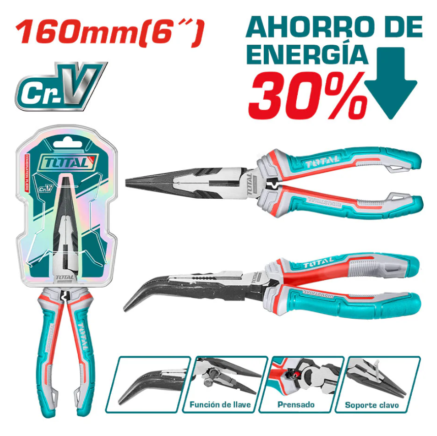 Alicate de Punta Doblada 6" - Imagen 2